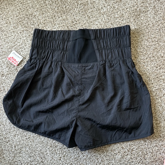 Free People Black High Waist Women's Shorts - Picture 3 of 5